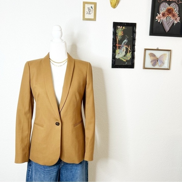 J. Crew Jackets & Blazers - J.Crew Camel Parke Blazer Size 2